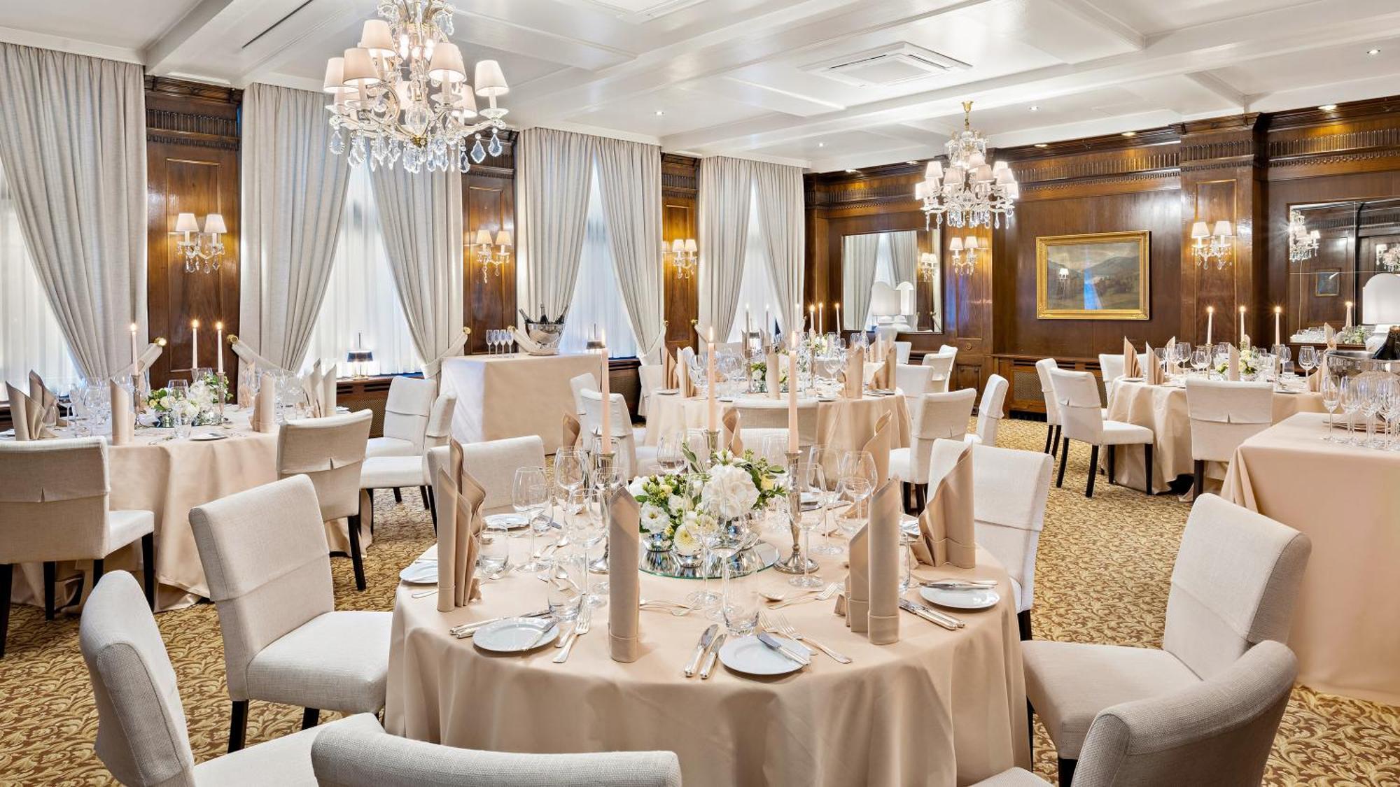 Hotel Europaeischer Hof Heidelberg, Bestes Hotel Deutschlands In Historischer Architektur Bagian luar foto The ballroom