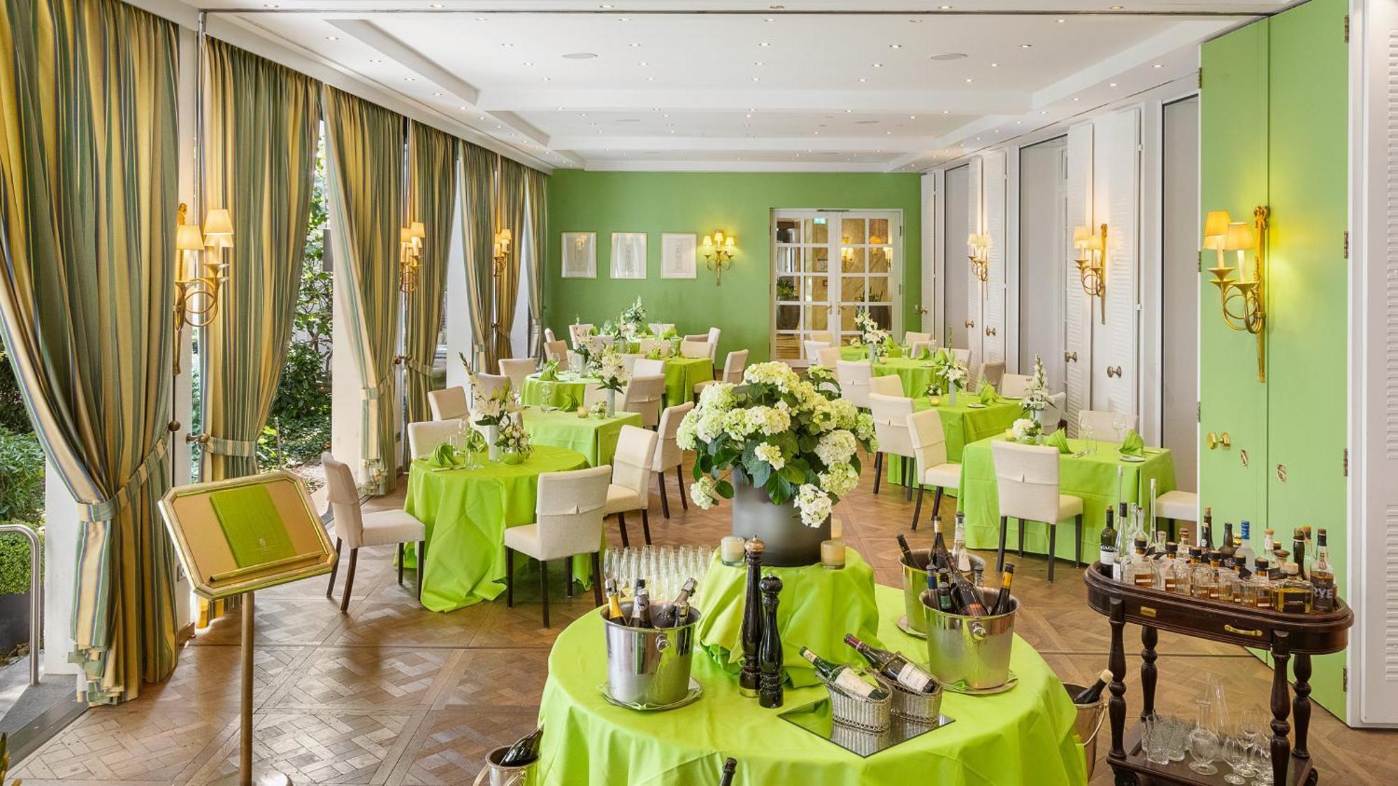 Hotel Europaeischer Hof Heidelberg, Bestes Hotel Deutschlands In Historischer Architektur Bagian luar foto The Green Room